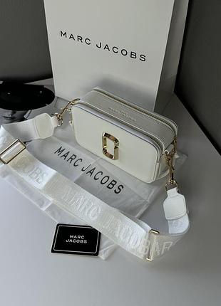 Сумка marc jacobs the snapshot white