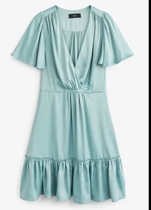 Атласное платье повседневное next