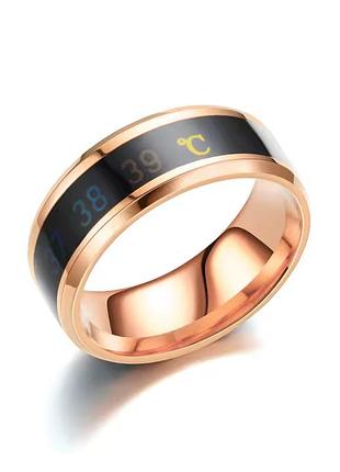 Кольцо нержавеющая сталь замеряет температуру креативное