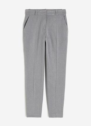 Жіночі класичні штани до щиколотки, s, сірі
