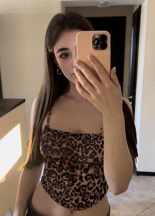 Леопардовий топ