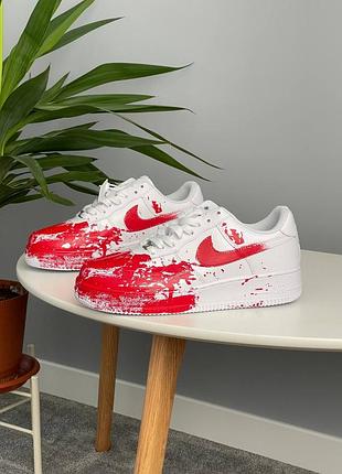 Nike air force 1 custom blood 4
