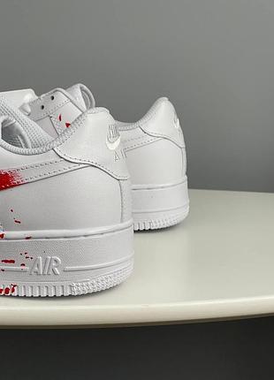 Nike air force 1 custom blood 2