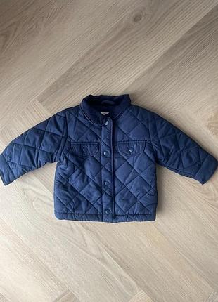 Дитяча осіння зимова стьобана куртка f&f, h&m, next 68 розміру на вік 3-6міс