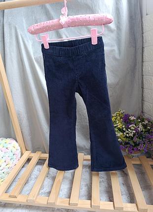Брюки на девочку клеш 92-98