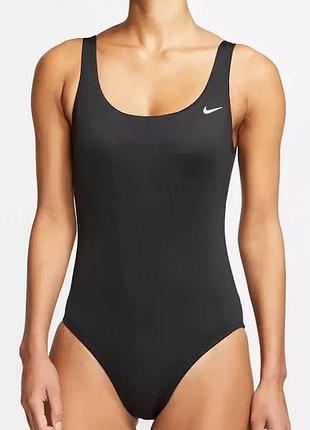 Чорний купальник суцільний купальник спортивний купальник боді nike