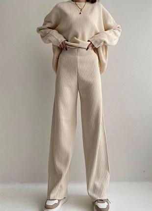 Стильный женский трикотажный костюм No3098