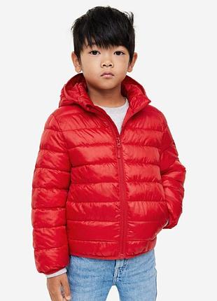 Базова дитяча куртка h&m на 4-6 років / яскрава куртка хлопчику