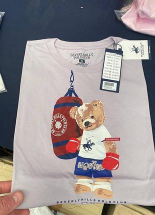 Футболка polo bear  унісекс футболка з ведмедем, футболка унисекс, футболка с медведем polo 4