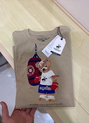 Футболка polo bear  унісекс футболка з ведмедем, футболка унисекс, футболка с медведем polo 2