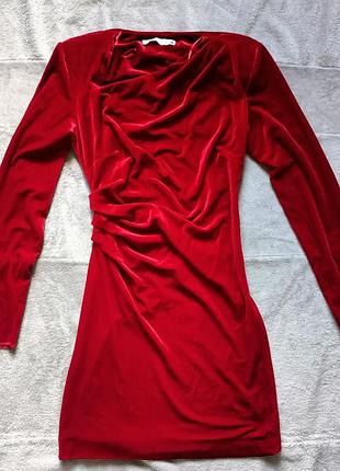 Платье женское бархатное