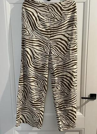 Широкі штани зебра палаццо