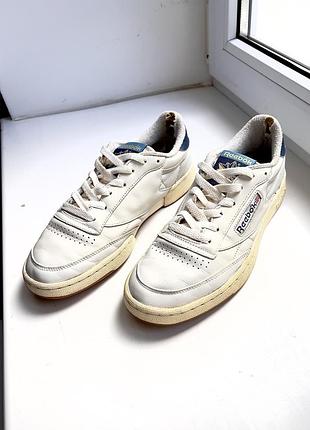 Reebok club c 85 retro gum кроссовки 8us/40.5eur/26см