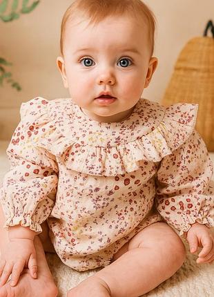 Мусліновий боді 3-6 міс.