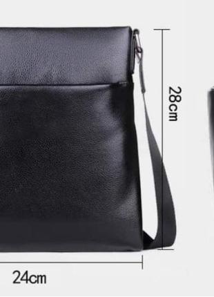 Сумка через плечо мужская кожаная tiding bag a25-8850a