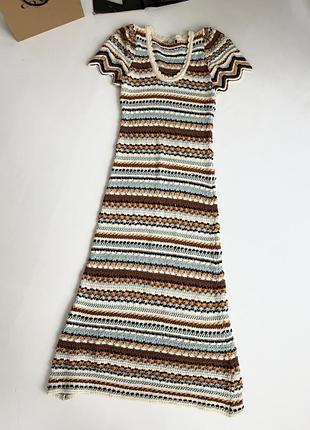 Вʼязана сукня zara