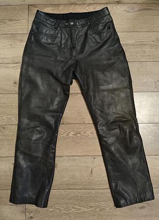 Held tfl cool system р. m / l ( d 42 uk 14 ) мото штани шкіряні чорні потерті сірі байкерські м'які