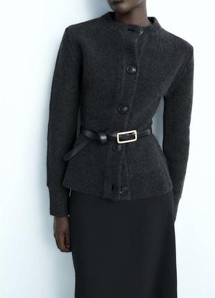 Кардиган зі 100%-ї вовни zara