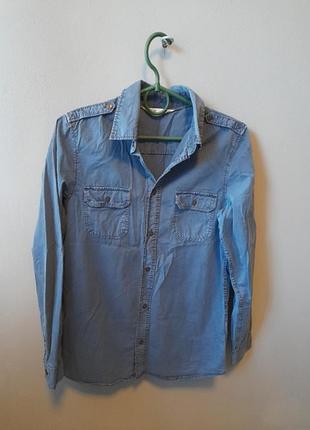 Сорочка джинсова