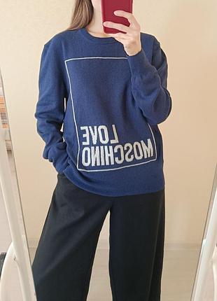 Вовняний светр love moschino
