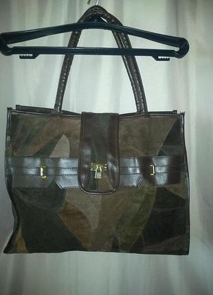 Сумка жіноча велика печворк