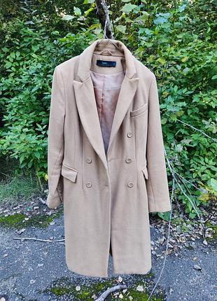 Пальто осень-весная шерсть шерсть шерсть