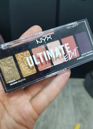 Палетка теней nyx utopia petite
