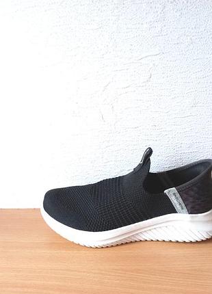 Кроссовки слипоны мокасины skechers ultra flex 33,5 р стелька 21,5 см