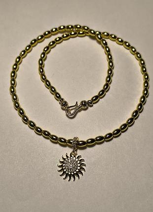 Намисто з гематиту