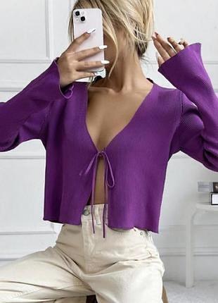 Філлетовий кардиган primark