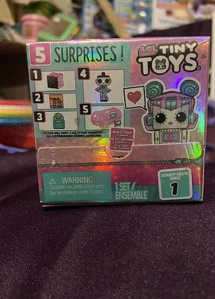 Набір-сюрприз із лялькою серії "tiny toys" крихітки - lol surprise