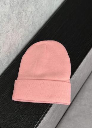Зимова шапка supreme pink3 фото