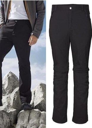 Мужские треккинговые брюки трансформеры, туристические штаны шорты crivit германия