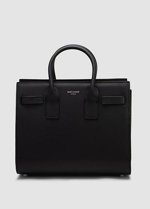 💎 saint laurent sac de jour nano in graied leather black
