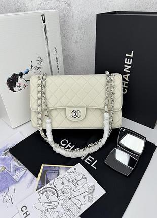 Chanel milk silver texture (дзеркальце) 25x16x7