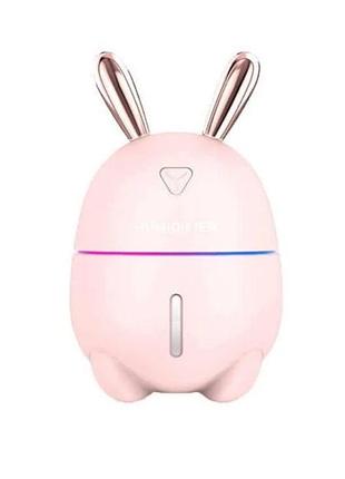 Увлажнитель воздуха и ночник 2в1 humidifiers rabbit диффузор освежитель с подсветкой