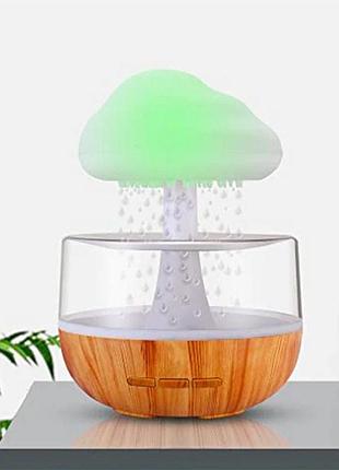 Зволожувач повітря rainy mushroom з ефектом дощу та підсвічуванням · крапельний аромадіфузор - нічник