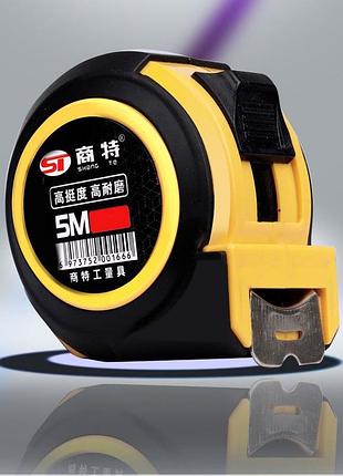 Рулетка измерительная строительная tape measure, 5 м х 16 мм