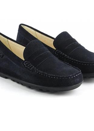 Мокасины geox натуральная замша