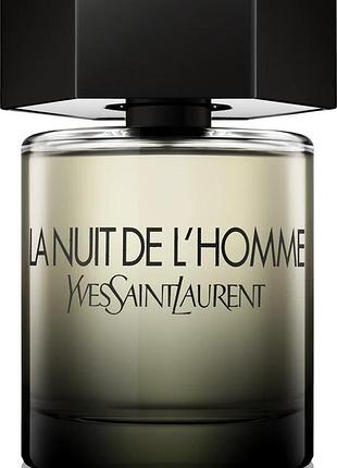 Туалетна вода для чоловіків yves saint laurent la nuit de l'homme  100 мл