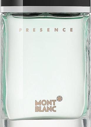 Туалетна вода для чоловіків montblanc presence  75 мл