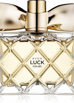 Парфумована вода для жінок avon luck for her  50 мл