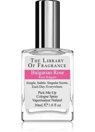 Одеколон для жінок the library of fragrance bulgarian rose  30 мл