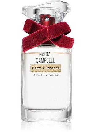 Туалетна вода для жінок naomi campbell prét a porter absolute velvet  15 мл