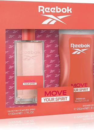 Подарунковий набір для тіла для жінок reebok move your spirit