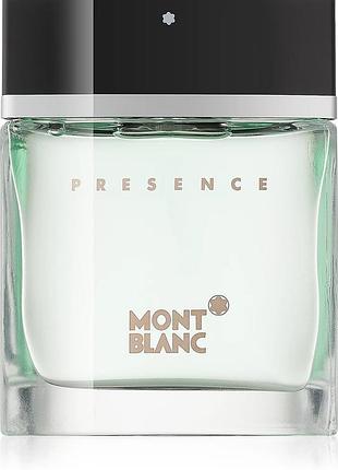 Туалетна вода для чоловіків montblanc presence  50 мл