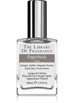 Одеколон унісекс the library of fragrance paperback  30 мл