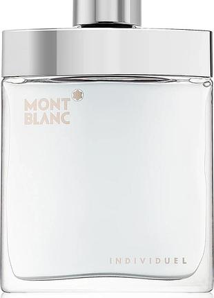 Туалетна вода для чоловіків montblanc individuel  75 мл