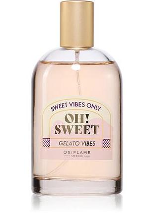 Туалетна вода для жінок oriflame oh! sweet gelato vibes  100 мл