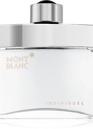 Туалетна вода для чоловіків montblanc individuel  50 мл
